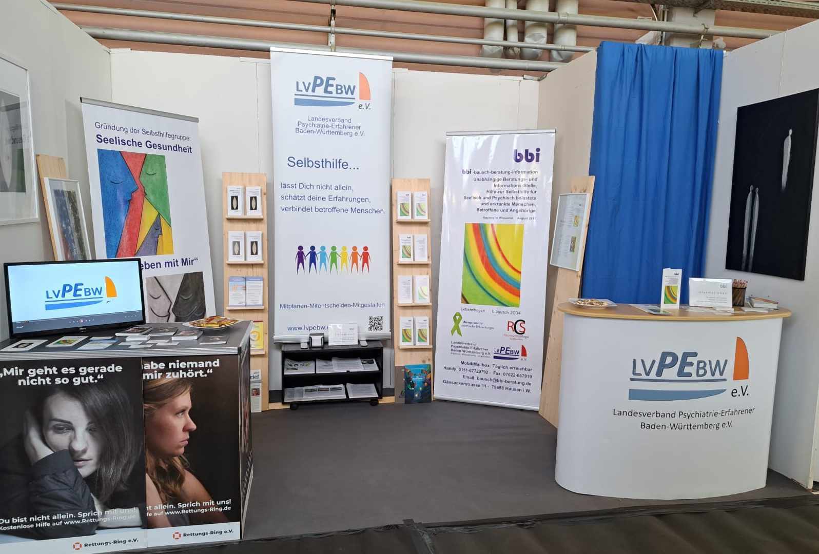 Messestand auf der Messe in Lörrach