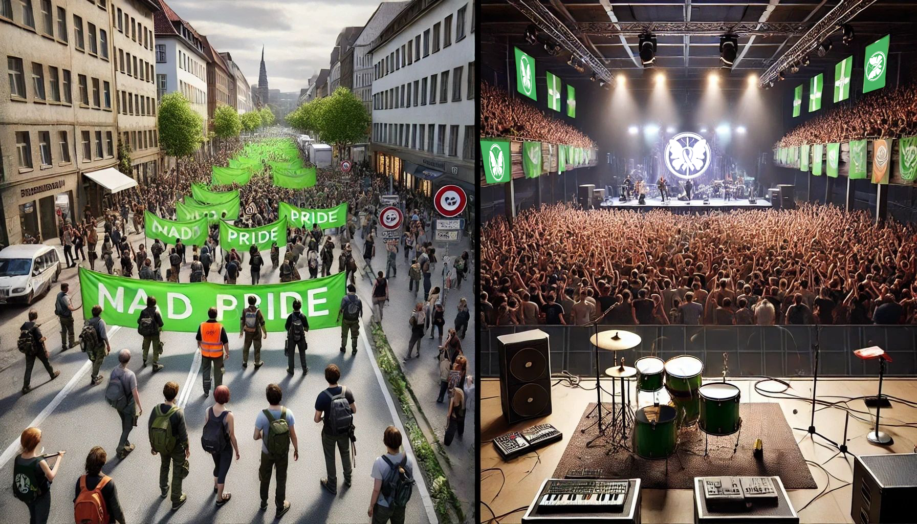 Demo und Konzert am MPD